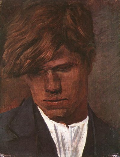 Head of a Boy by Laszlo Mednyanszky